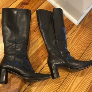 Via Spiga Italian black leather boots size 7.5